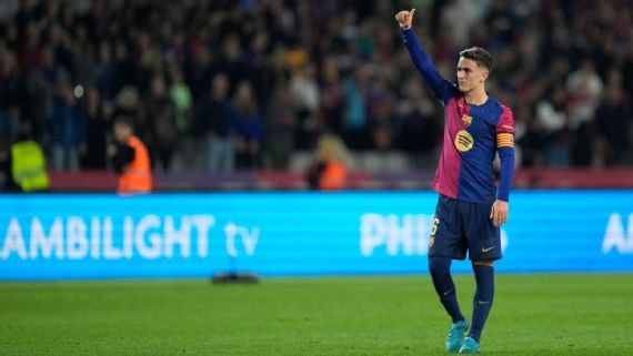 Gavi dari Barcelona tampil emosional setelah absen selama 11 bulan karena cedera